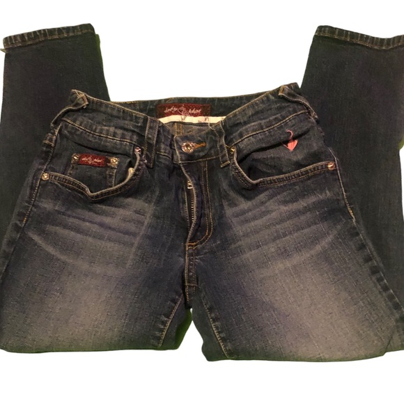 Baby Phat Size 3 capris like new with zippers on legs - Picture 2 of 4